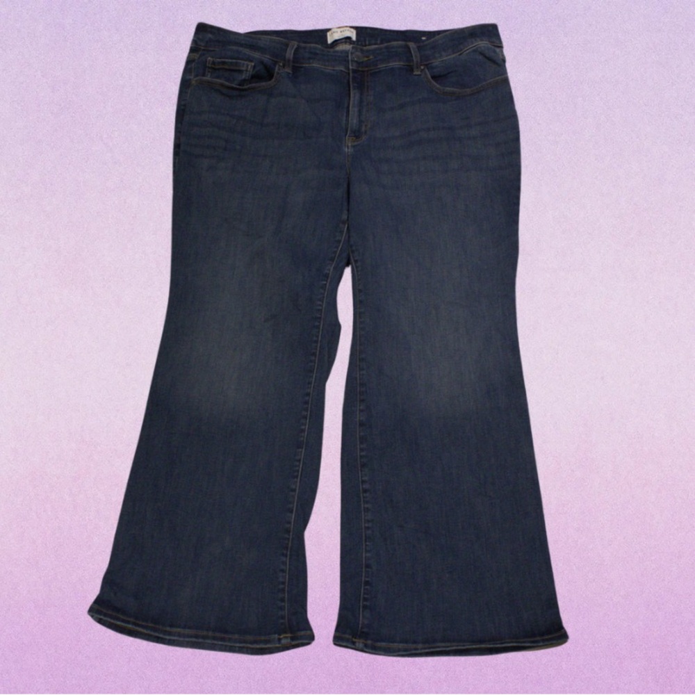 Lane Bryant Dark Blue Flare Jeans